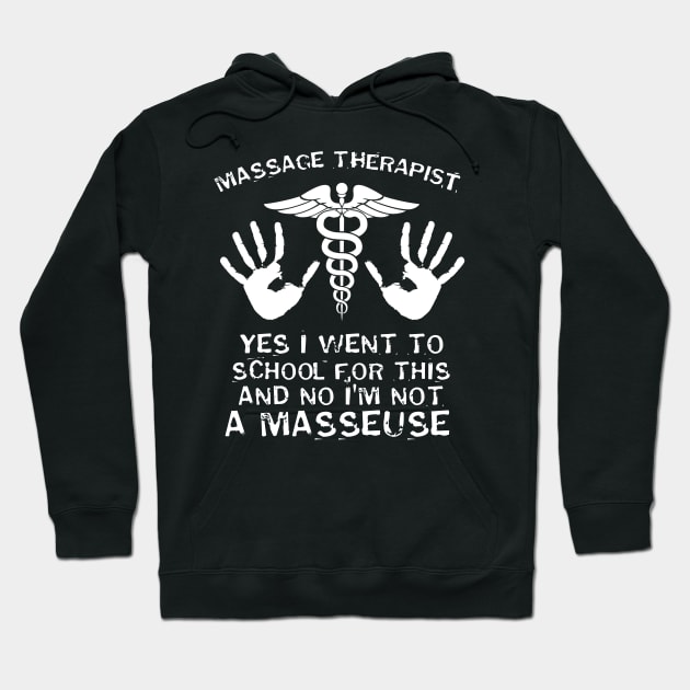 Massage Therapist Hoodie by Dojaja